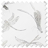 Dragonflies, Soft White - Roman Blind